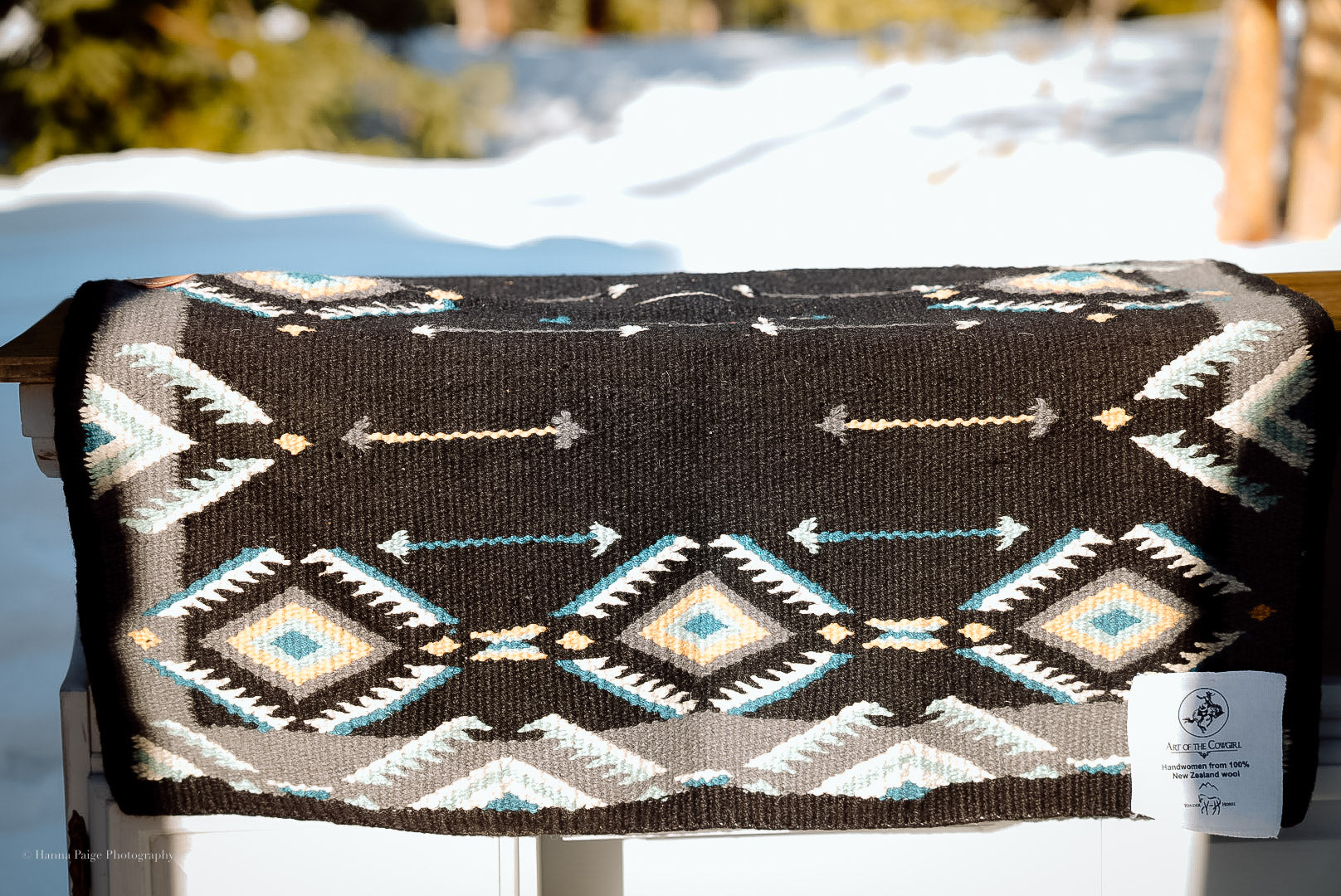 Yonder Horse Saddle Blanket 34"x38" Art of the Cowgirl