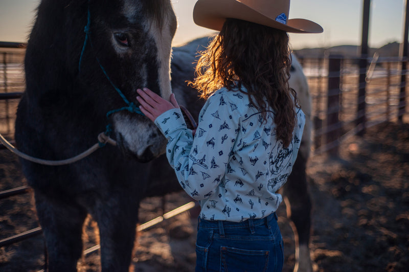 Wrangler Cowgirl Cactus Snap Shirt